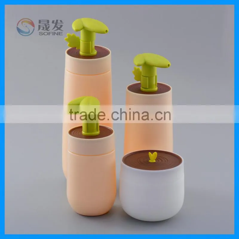 Children's cartoon plastic shampoo bottle