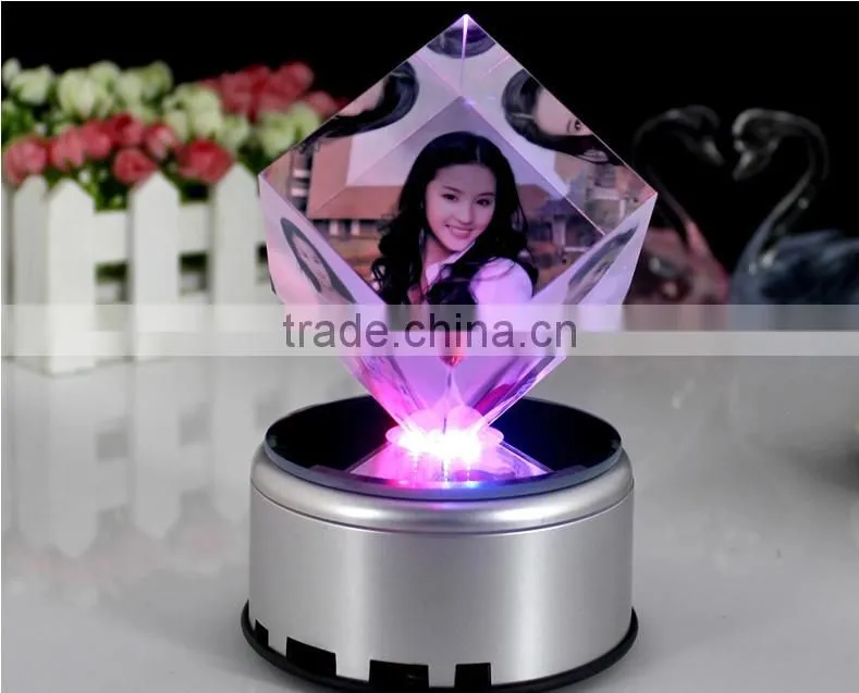 2016 AAA high quality and graceful crystal gifts, crystal photo frame, crystal cube