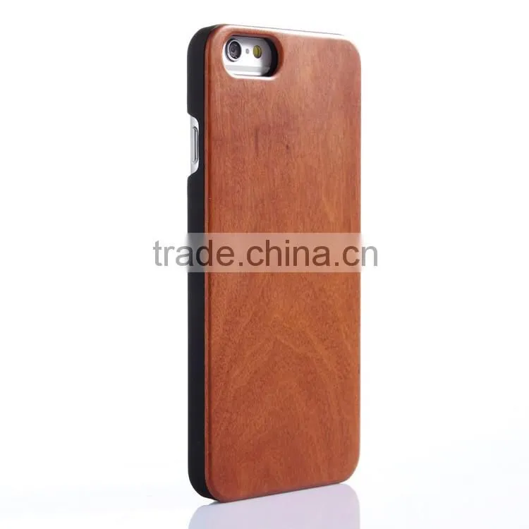 2016 High Quality wood and pc phone case for iphone 6