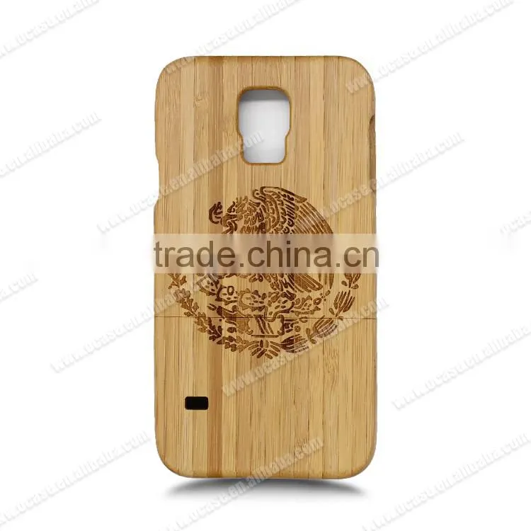 Bamboo cell phone case for samsung galaxy s5 phone case for mobile phone accessory