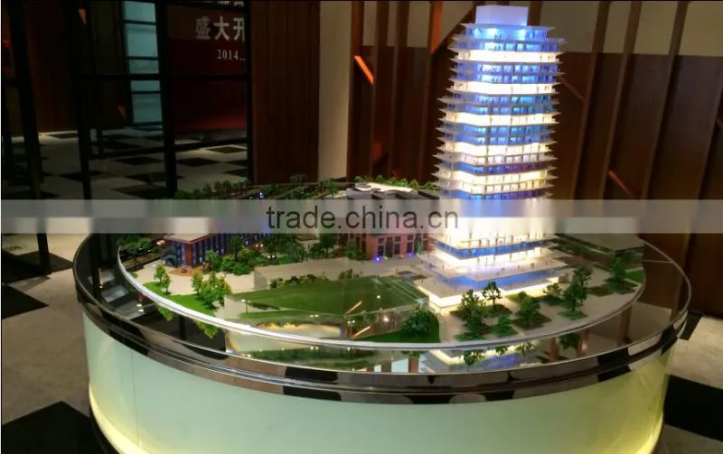 Real estate exhibition miniature building scale model making in China company