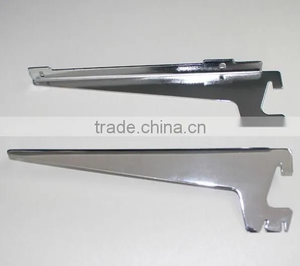 Twin slot metal bracket for pipe hanging