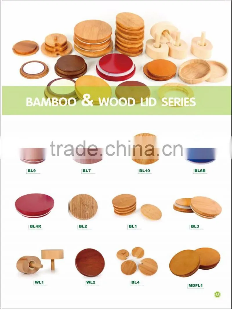 Hot new products for 2016 bamboo wood lid for glass jar,mason jar lid for sale