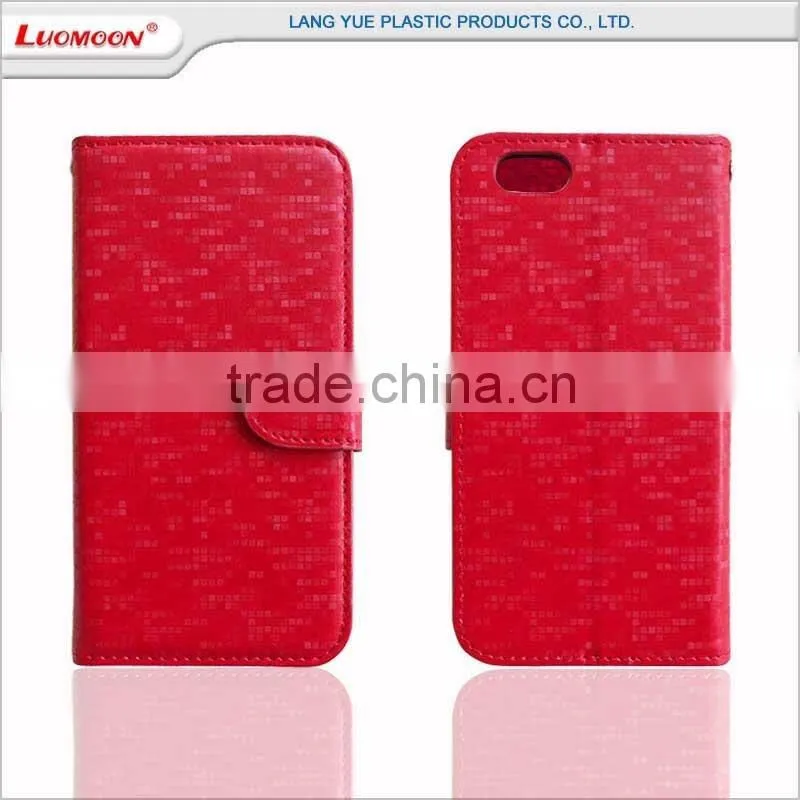 wallet style diamond pattern flip leather mobile case cover for oppo r2001 neo 7 f1