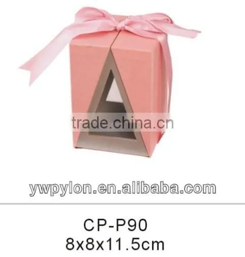 Nice perfume box packaging with ribbon