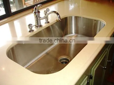 2014 OEM stainless steel kitchen sink with precision deep drawn
