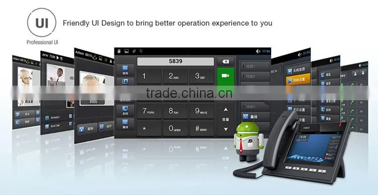Color Display Android 4.2 Smart IP Phone Video Phone