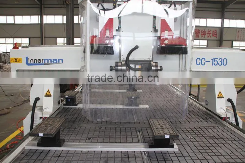 CHENCAN Drilling Hole 1325 CNC Router Carving Machine Wood Carving Machin with Three Heads
