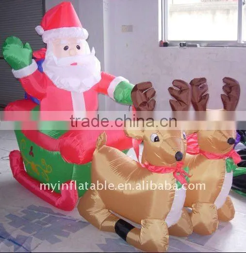 Inflatable Christmas group decoration