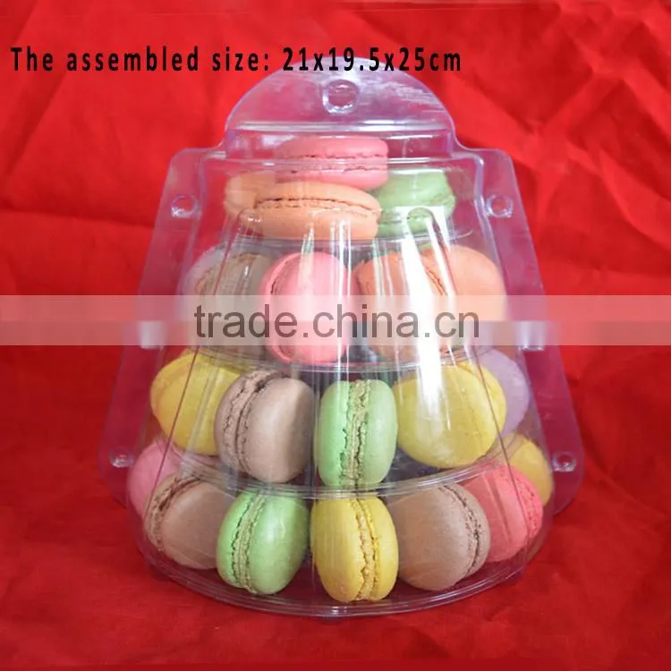 4 layers macaron tower