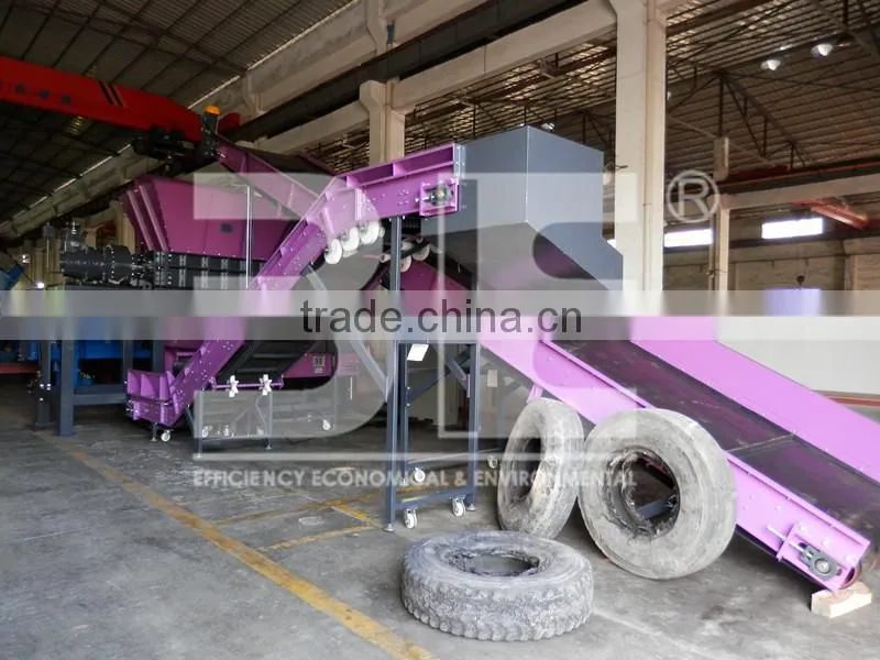 High Quality of 3E's Waste tyre recycling plant