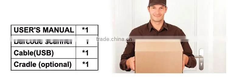 NT-2011 Wired 1D handheld Laser Barcode Scanner with multi-interface