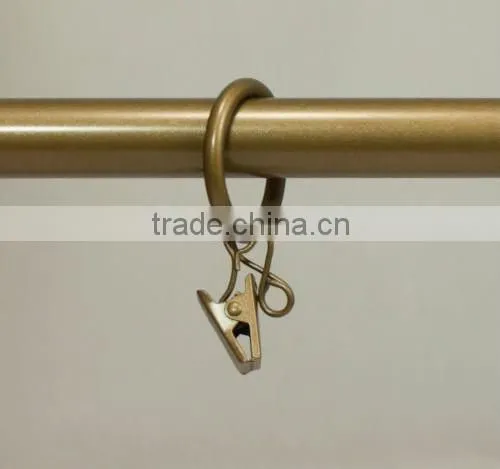 2" Golden Dapery Clip Rings