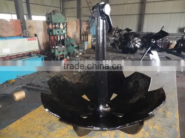 Bituminous Paint Casting Eight Fluke Boat Anchor