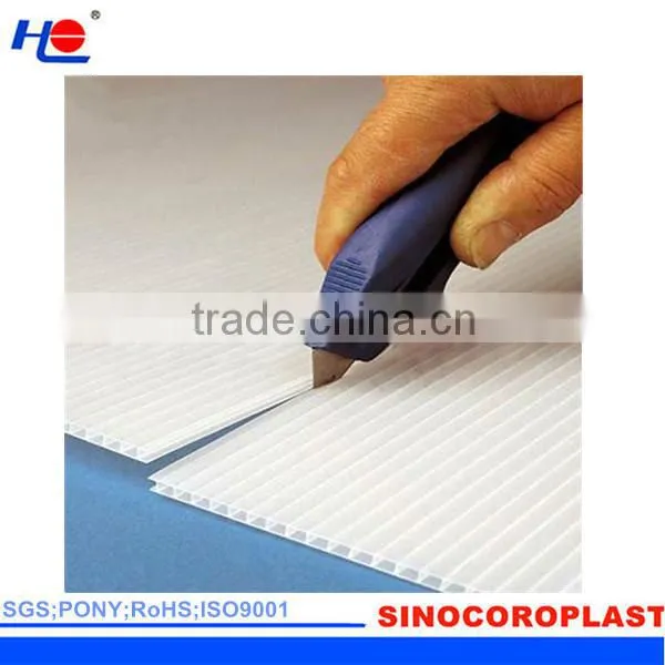 Plastic Extrusion Corrugated Flute Sheet