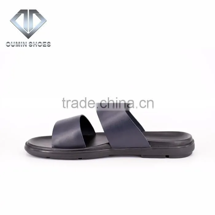 hot sale pakistani pure cow leather flip flop slipper , bulk wholesale men leather sandals and slippers shoes