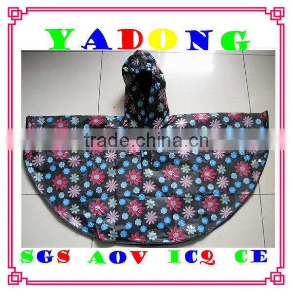 kids full printed rain poncho/custom printed rain ponchos