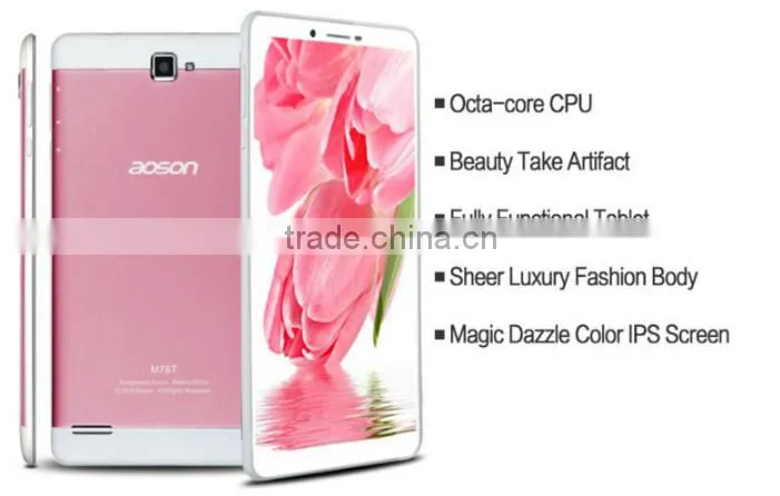 AOSON M76T MT8392 Octa Core 1.4GHz 2G 16G 7 inch IPS OGS Screen Android 4.4 Dual SIM Phone Call Tablet WiFi 13MP Camera