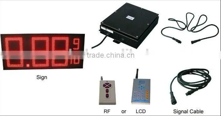 7 segment digital electronic large led timer clock / LED digital timer clocks