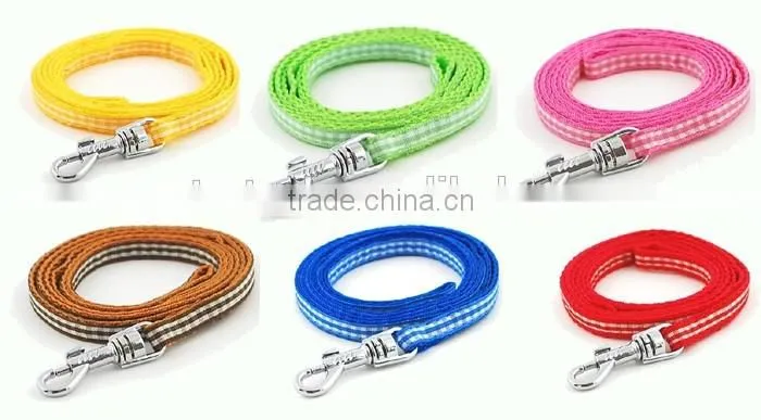 Grid Markings Factory Price Nylon Cat Pet Harness / Leashes