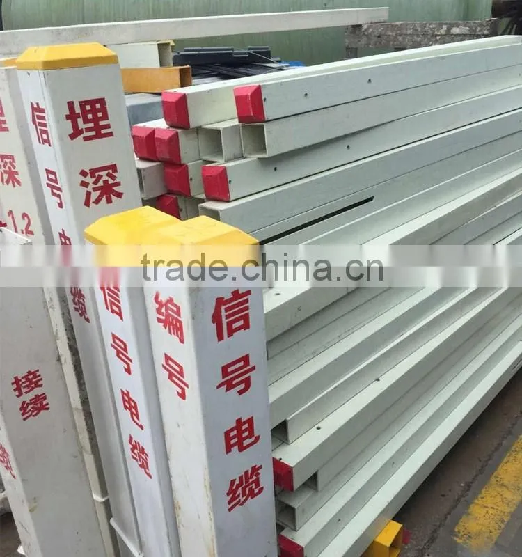 Warning signs Pile/ Road Cable Safety Signs Pile/ Mark Signs Board Warning Signs Pile