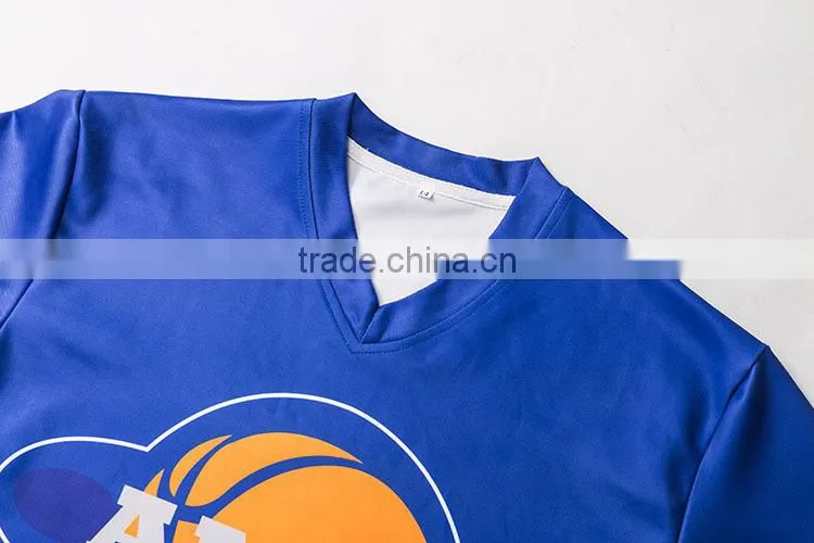 sublimation cheap long sleeve training shirt basketball shirt