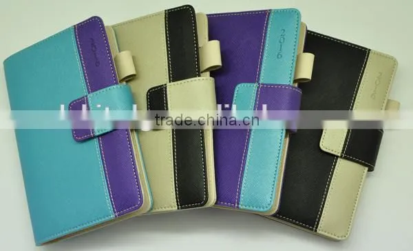 multi color leatherette ring binders
