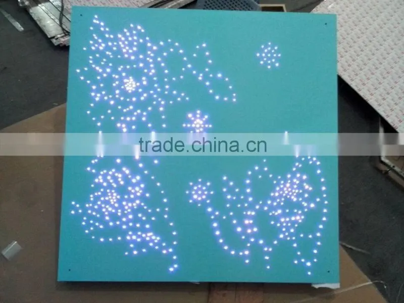 12v LED RGB fiber optic lighting ceiling panel