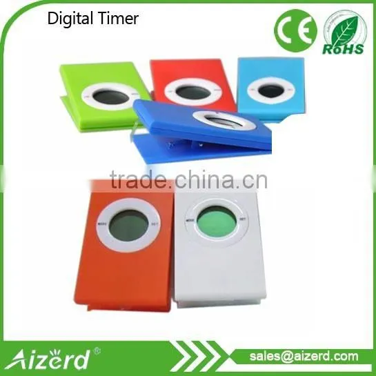 Fashion creative office clip clock digital timer
