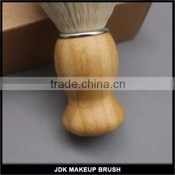 Best selling bamboo handle vegan shaving brush with synthetic hair and custom package