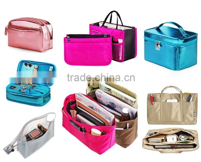 free woven storage male folding cosmetic bag