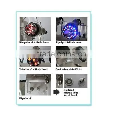 Hot sale 7 in on multifunctional ultrasound cavitation&RF machine /Cavitation RF machine/body slimming