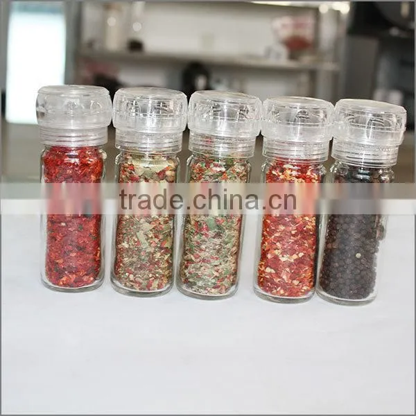 mixed spice in grinder