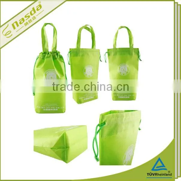 PP non woven bag shop online drawstring shoulder bag