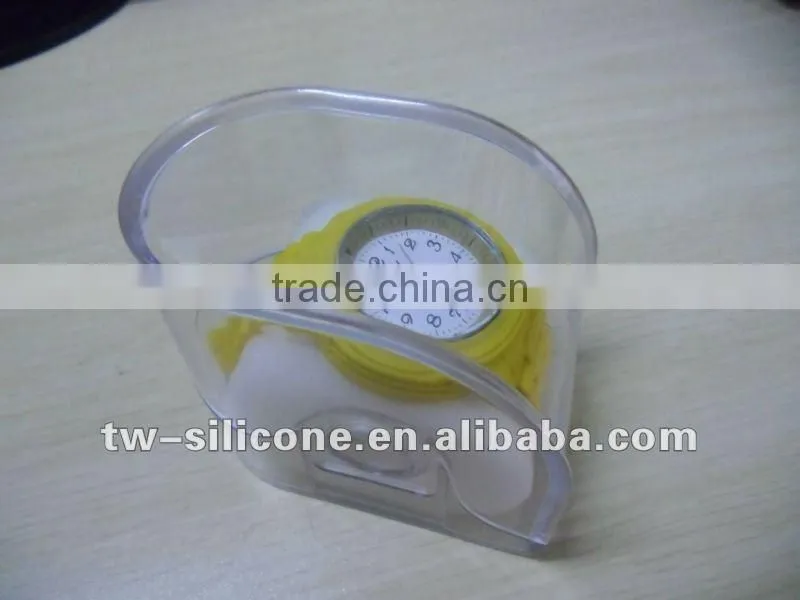 Soft Sponge Inside Hard Clear Plastic Watches Case