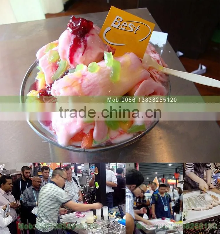 Machine Manufacturer Fried Ice Cream Cart machine fried yoghourt machine