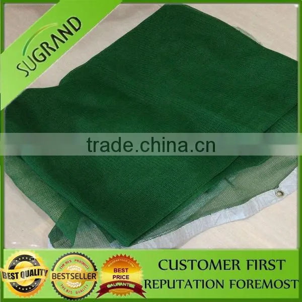 green HDPE material strong soft construction safety fence