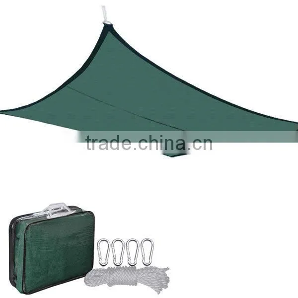 HDPE with UV protection outdoor triangle sun shade sail
