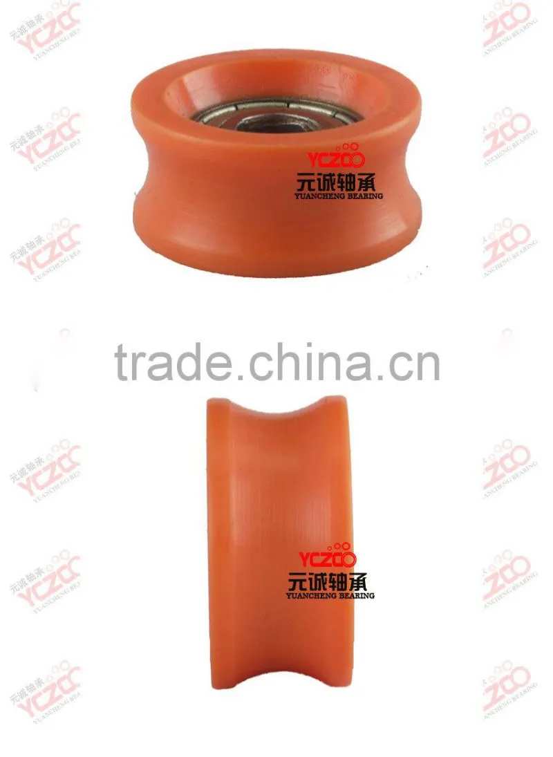 Small nylon roller with carbon bearing/wardrobe door pulley wheel