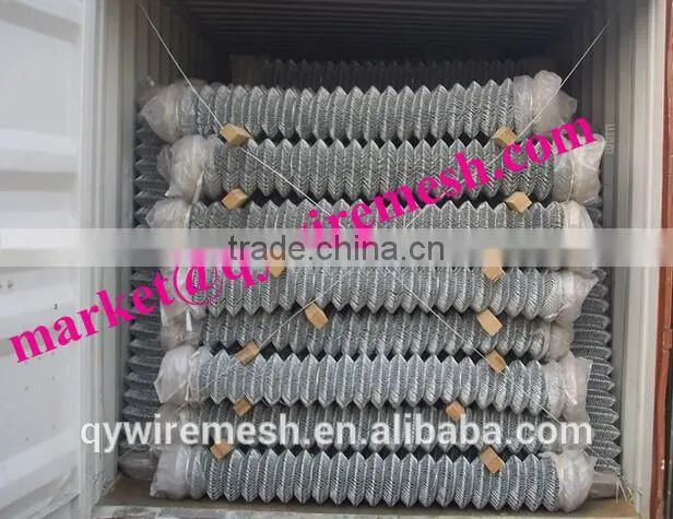 Hot sale used chain link fence for sale,galvanized chain link fence, wholesale used chain link fence