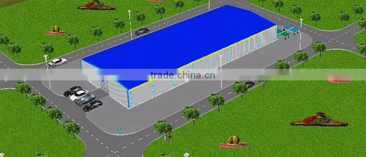 Prefabricated Low Cost Factory Workshop Steel Building