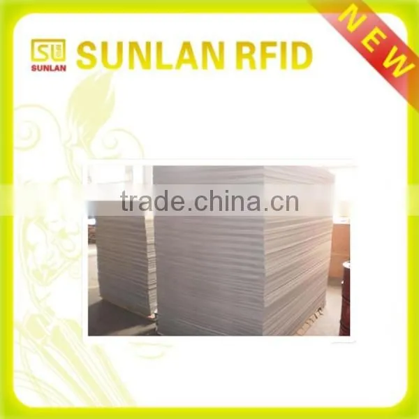 5x5 White inkjet printing PVC sheets for plastic cards ID NFC smart card