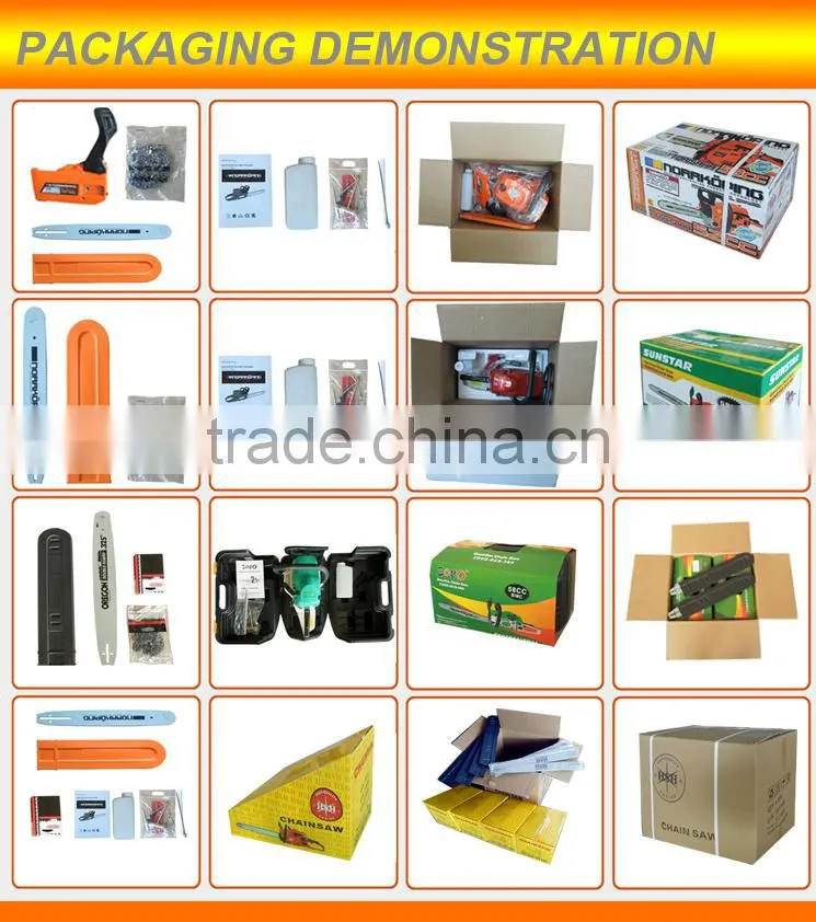 58 cc gasoline Chinese chainsaw, gasoline chain saw