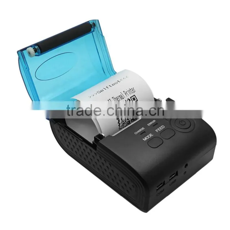 Voxlink portable barcode printer 58mm thermal receipt printer bluetooth for android system