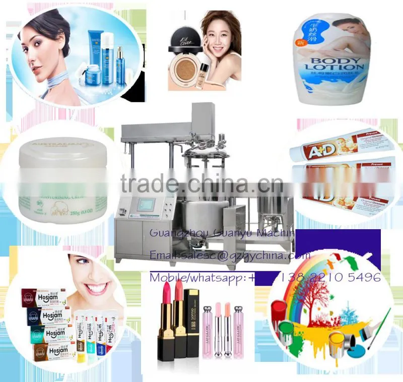 stainless steel jacket steam heating mixer for ointment mixing and emulsifying