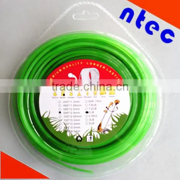 5LB commercial grade nylon trimmer line /grass cutter nylon line