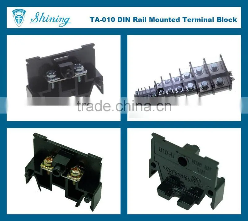 TA-Series Any Pole Assembly 10~400A Din Rail Mounted Terminal Block