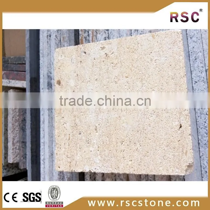Natural beige limestone tile competitive price on promotion sale