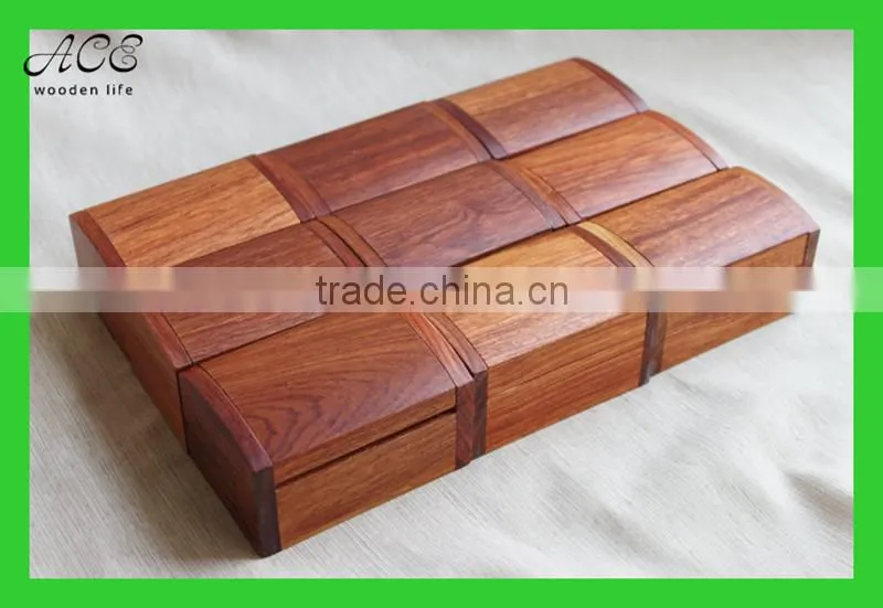 Small wooden jewelry box Wooden storage box