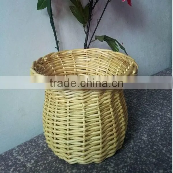 100%handmade craft exquisite wicker crystal flower basket